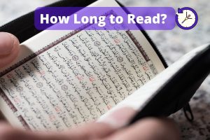 how long does it take to read recite the quran