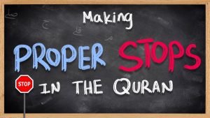 stopping signs in quran