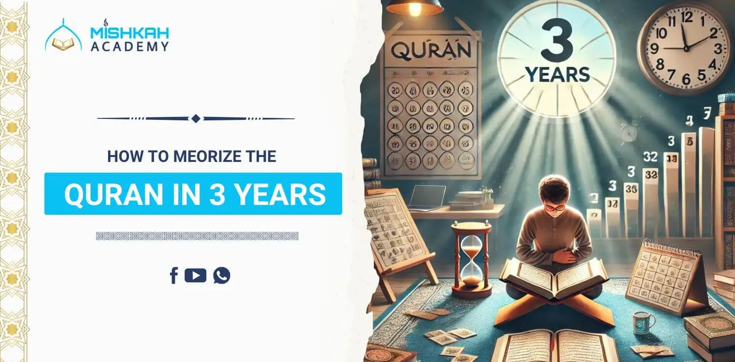 memorize quran in 3 years