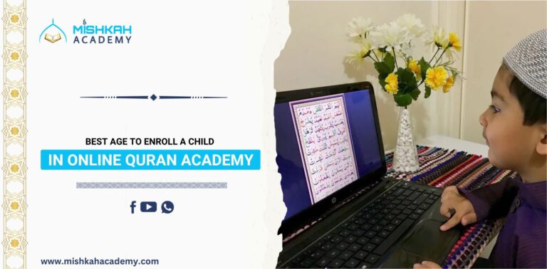 age to in enroll a kid in Online Quran Academy